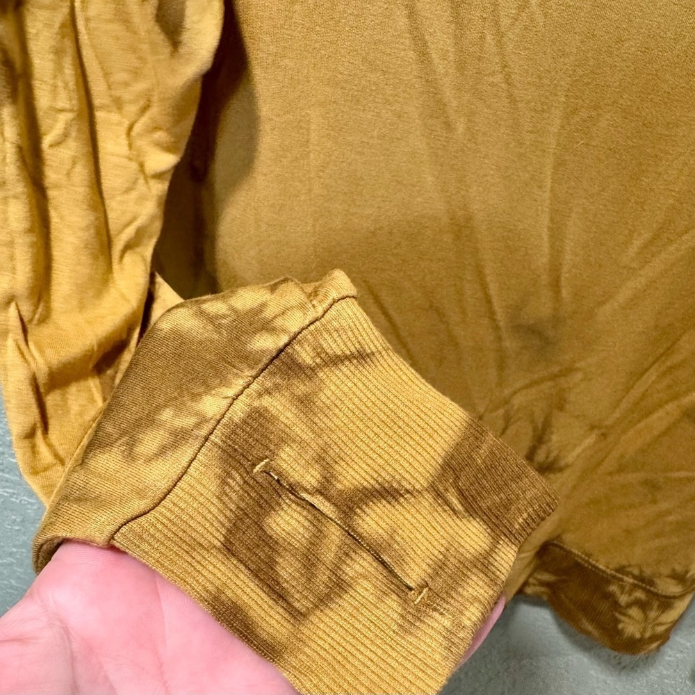 JoyLab Golden Tie-Dye Long Sleeve Top - Picture 4 of 4